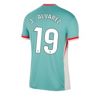 Camiseta Atletico Madrid Julian Alvarez #19 Visitante Equipación 2024-25 manga corta